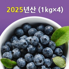 ▶▶▶[선운산농협] 2025년산 친환경블루베리냉동(1kg*4)